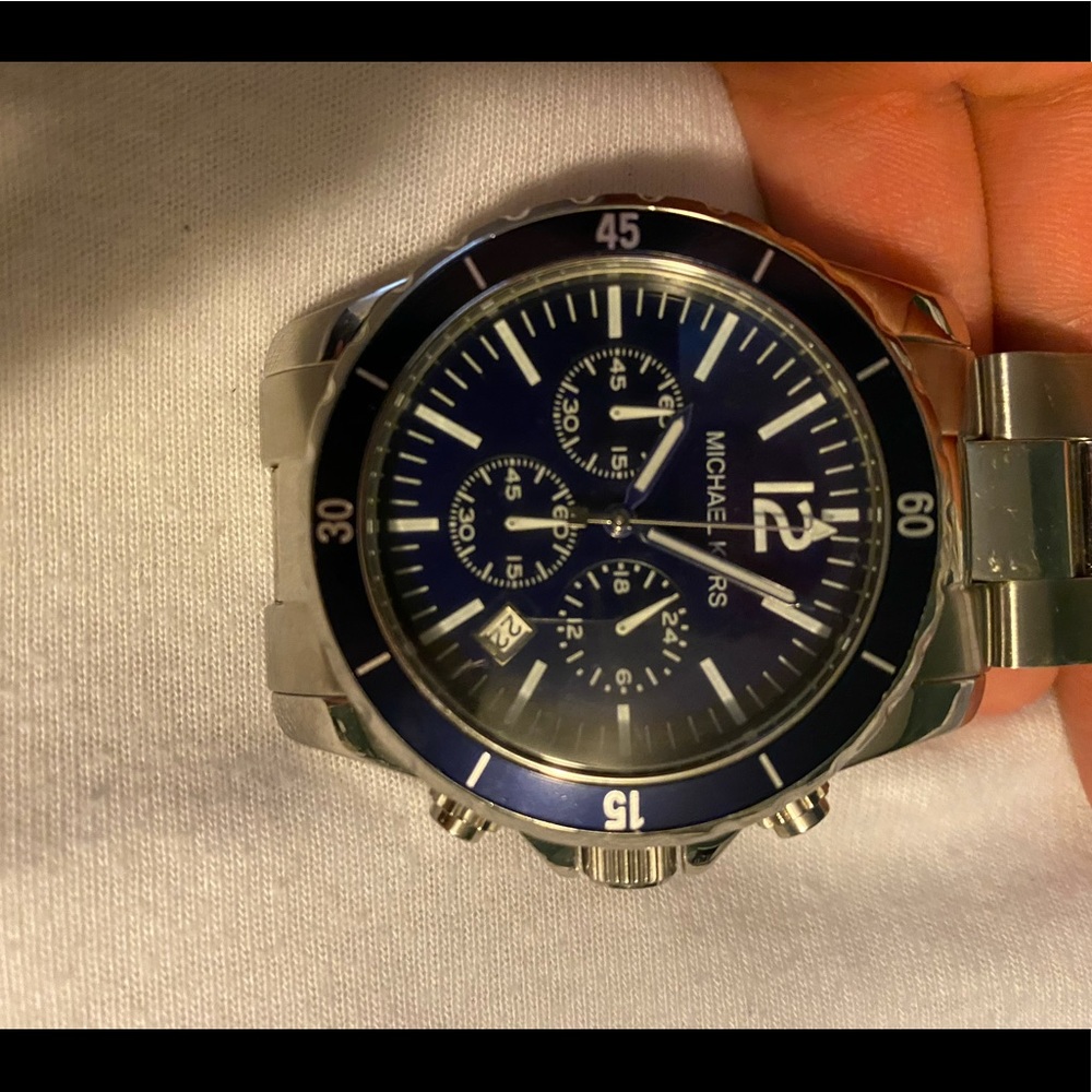 Micheal Kors (Oversized Layton Two-Tone) Watch